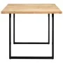 Solid mango wood dining table 180x90x76 cm by vidaXL, Kitchen and dining tables - Ref: Foro24-285831, Price: 311,60 €, Discou...