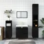 Juego de muebles de baño 3 pzas madera contrachapada negro de vidaXL, Muebles de baño - Ref: Foro24-3190214, Precio: 188,43 €...