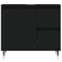 Juego de muebles de baño 3 pzas madera contrachapada negro de vidaXL, Muebles de baño - Ref: Foro24-3190214, Precio: 188,43 €...