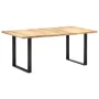 Esstisch aus massivem Mangoholz, 180 x 90 x 76 cm von vidaXL, Küchen- und Esstische - Ref: Foro24-285831, Preis: 311,32 €, Ra...