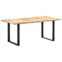 Esstisch aus massivem Mangoholz, 180 x 90 x 76 cm von vidaXL, Küchen- und Esstische - Ref: Foro24-285831, Preis: 311,32 €, Ra...
