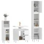 3-teiliges Badezimmermöbelset aus weißem Sperrholz von vidaXL, Badezimmermöbel - Ref: Foro24-3190221, Preis: 201,71 €, Rabatt: %