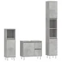 2-teiliges Badezimmermöbelset aus betongrauem Sperrholz von vidaXL, Badezimmermöbel - Ref: Foro24-3190225, Preis: 180,19 €, R...