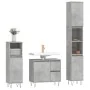 2-teiliges Badezimmermöbelset aus betongrauem Sperrholz von vidaXL, Badezimmermöbel - Ref: Foro24-3190225, Preis: 180,19 €, R...