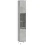 2-teiliges Badezimmermöbelset aus betongrauem Sperrholz von vidaXL, Badezimmermöbel - Ref: Foro24-3190225, Preis: 180,19 €, R...