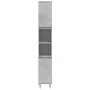 2-teiliges Badezimmermöbelset aus betongrauem Sperrholz von vidaXL, Badezimmermöbel - Ref: Foro24-3190225, Preis: 180,19 €, R...