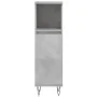 2-teiliges Badezimmermöbelset aus betongrauem Sperrholz von vidaXL, Badezimmermöbel - Ref: Foro24-3190225, Preis: 180,19 €, R...