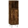 3-piece bathroom furniture set smoked oak plywood by vidaXL, Bathroom furniture - Ref: Foro24-3190226, Price: 188,34 €, Disco...