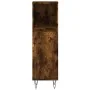 3-piece bathroom furniture set smoked oak plywood by vidaXL, Bathroom furniture - Ref: Foro24-3190226, Price: 188,34 €, Disco...