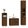 3-teiliges Badezimmermöbel-Set aus braunem Eichensperrholz von vidaXL, Badezimmermöbel - Ref: Foro24-3190228, Preis: 204,95 €...
