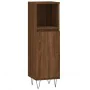 3-teiliges Badezimmermöbel-Set aus braunem Eichensperrholz von vidaXL, Badezimmermöbel - Ref: Foro24-3190228, Preis: 204,95 €...