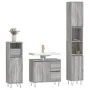 Sonoma gray plywood 3-piece bathroom furniture set by vidaXL, Bathroom furniture - Ref: Foro24-3190227, Price: 187,55 €, Disc...