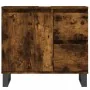 3-teiliges Badezimmermöbel-Set aus geräuchertem Eichensperrholz von vidaXL, Badezimmermöbel - Ref: Foro24-3190234, Preis: 196...