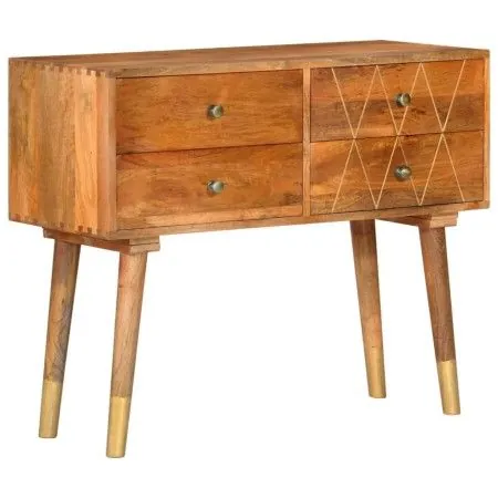 Solid mango wood sideboard 85x40x70 cm by vidaXL, Sideboards - Ref: Foro24-285854, Price: 173,54 €, Discount: %