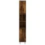 3-teiliges Badezimmermöbel-Set aus geräuchertem Eichensperrholz von vidaXL, Badezimmermöbel - Ref: Foro24-3190280, Preis: 161...