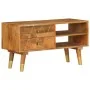 Solid mango wood TV cabinet 85x35x47 cm by vidaXL, TV Furniture - Ref: Foro24-285855, Price: 152,92 €, Discount: %