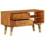 Solid mango wood TV cabinet 85x35x47 cm by vidaXL, TV Furniture - Ref: Foro24-285855, Price: 152,92 €, Discount: %