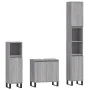 Set de muebles de baño 3 pzas madera contrachapada gris sonoma de vidaXL, Muebles de baño - Ref: Foro24-3190289, Precio: 172,...