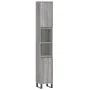 Set de muebles de baño 3 pzas madera contrachapada gris sonoma de vidaXL, Muebles de baño - Ref: Foro24-3190289, Precio: 172,...