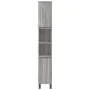 Set de muebles de baño 3 pzas madera contrachapada gris sonoma de vidaXL, Muebles de baño - Ref: Foro24-3190289, Precio: 172,...