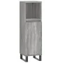 Set de muebles de baño 3 pzas madera contrachapada gris sonoma de vidaXL, Muebles de baño - Ref: Foro24-3190289, Precio: 172,...