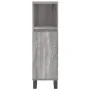 Set de muebles de baño 3 pzas madera contrachapada gris sonoma de vidaXL, Muebles de baño - Ref: Foro24-3190289, Precio: 172,...