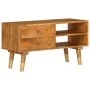 Solid mango wood TV cabinet 85x35x47 cm by vidaXL, TV Furniture - Ref: Foro24-285855, Price: 152,92 €, Discount: %