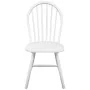Esszimmerstühle 2 Stück massives Gummiholz weiß von vidaXL, Essstühle - Ref: Foro24-242026, Preis: 185,60 €, Rabatt: %