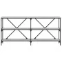 Sonoma gray engineered iron and wood console table 160x30x75cm by vidaXL, Side tables - Ref: Foro24-832851, Price: 80,45 €, D...