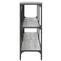 Sonoma grauer Konsolentisch aus Eisen und Holz, 160 x 30 x 75 cm von vidaXL, Seitentische - Ref: Foro24-832851, Preis: 80,45 ...