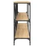 Konsolentisch aus Eisenholz, Sonoma-Eiche, 180 x 30 x 75 cm von vidaXL, Seitentische - Ref: Foro24-832854, Preis: 105,49 €, R...
