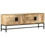 TV-Schrank aus massivem Mangoholz, 140 x 30 x 50 cm von vidaXL, TV-Möbel - Ref: Foro24-285863, Preis: 281,10 €, Rabatt: %