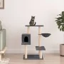 Katzenkratzbaum mit dunkelgrauen Sisalstämmen 82,5 cm von vidaXL, Katzenmöbel - Ref: Foro24-172387, Preis: 52,95 €, Rabatt: %