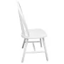Esszimmerstühle 2 Stück massives Gummiholz weiß von vidaXL, Essstühle - Ref: Foro24-242026, Preis: 185,60 €, Rabatt: %