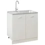 Silbernes Abtropfbecken 800x500x155 mm aus Edelstahl von vidaXL, Sinkt - Ref: Foro24-147232, Preis: 107,62 €, Rabatt: %