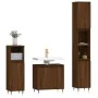 3-teiliges Badezimmermöbel-Set aus braunem Eichensperrholz von vidaXL, Badezimmermöbel - Ref: Foro24-3190274, Preis: 165,93 €...