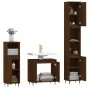 3-teiliges Badezimmermöbel-Set aus braunem Eichensperrholz von vidaXL, Badezimmermöbel - Ref: Foro24-3190274, Preis: 165,93 €...