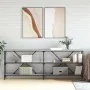 Sonoma gray engineered iron and wood console table 200x30x75cm by vidaXL, Side tables - Ref: Foro24-832861, Price: 87,93 €, D...