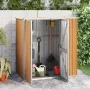 Gartengeräteschuppen aus verzinktem Stahl, 161 x 89 x 161 cm von vidaXL, Schuppen - Ref: Foro24-316212, Preis: 150,62 €, Raba...