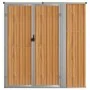 Gartengeräteschuppen aus verzinktem Stahl, 161 x 89 x 161 cm von vidaXL, Schuppen - Ref: Foro24-316212, Preis: 150,62 €, Raba...