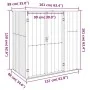 Gartengeräteschuppen aus verzinktem Stahl, 161 x 89 x 161 cm von vidaXL, Schuppen - Ref: Foro24-316212, Preis: 150,62 €, Raba...