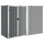 Cobertizo herramientas jardín acero galvanizado 225x89x161 de vidaXL, Cobertizos - Ref: Foro24-316214, Precio: 211,96 €, Desc...