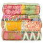 Modular patchwork fabric pouf by vidaXL, Cushions for chairs and sofas - Ref: Foro24-287702, Price: 158,07 €, Discount: %