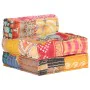 Modular patchwork fabric pouf by vidaXL, Cushions for chairs and sofas - Ref: Foro24-287702, Price: 158,07 €, Discount: %