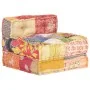 Puf modular de tela patchwork de vidaXL, Cojines para sillas y sofás - Ref: Foro24-287702, Precio: 157,69 €, Descuento: %