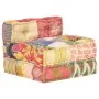 Puf modular de tela patchwork de vidaXL, Cojines para sillas y sofás - Ref: Foro24-287702, Precio: 157,69 €, Descuento: %