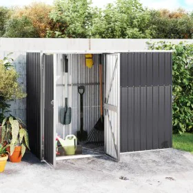 Cobertizo de herramientas jardín acero galvanizado 225x89x161cm de vidaXL, Cobertizos - Ref: Foro24-316215, Precio: 194,37 €,...