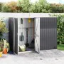 Cobertizo de herramientas jardín acero galvanizado 225x89x161cm de vidaXL, Cobertizos - Ref: Foro24-316215, Precio: 194,37 €,...