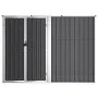 Cobertizo de herramientas jardín acero galvanizado 225x89x161cm de vidaXL, Cobertizos - Ref: Foro24-316215, Precio: 194,37 €,...