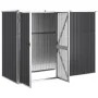 Cobertizo de herramientas jardín acero galvanizado 225x89x161cm de vidaXL, Cobertizos - Ref: Foro24-316215, Precio: 194,37 €,...